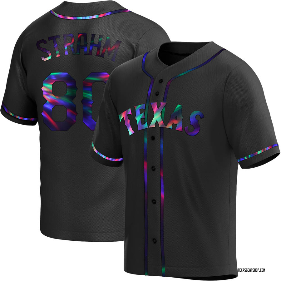 all black texas rangers jersey