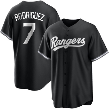 Texas Rangers Ivan Rodriguez Light Blue Replica Men's Alternate Player  Jersey S,M,L,XL,XXL,XXXL,XXXXL