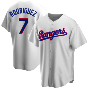 Texas Rangers Ivan Rodriguez Light Blue Replica Men's Alternate Player  Jersey S,M,L,XL,XXL,XXXL,XXXXL